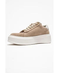 Forever & Always Shoes Women's Paloma Leather Sneaker
