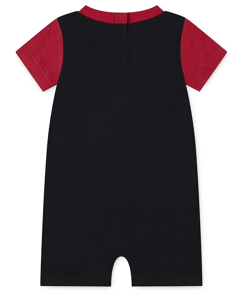 Jordan Baby Boys' Brooklyn Essentials Short-Sleeve Romper