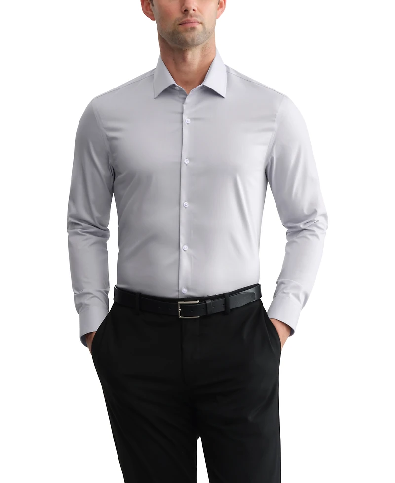 Calvin Klein Men's Long-Sleeve Spread Collar Dress Shirt