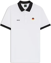 Boss by Hugo Men's Paddy Germany Country Flag Trim Polo Shirt