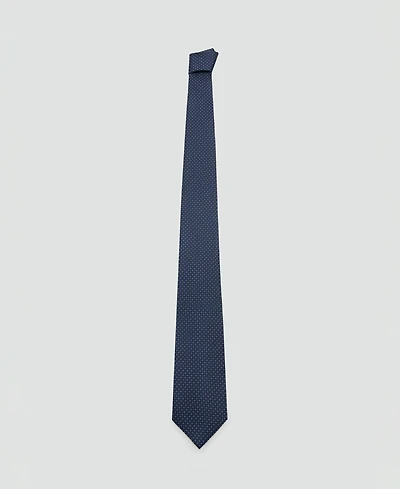 Mango Men's Silk Blend Striped Tie