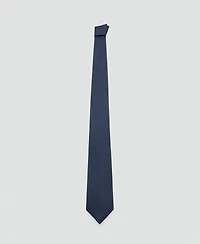 Mango Men's Silk Blend Striped Tie