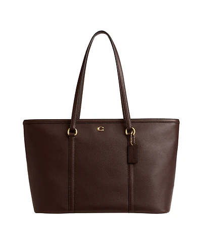 Coach Legacy Large Pebble Leather Tote Bag