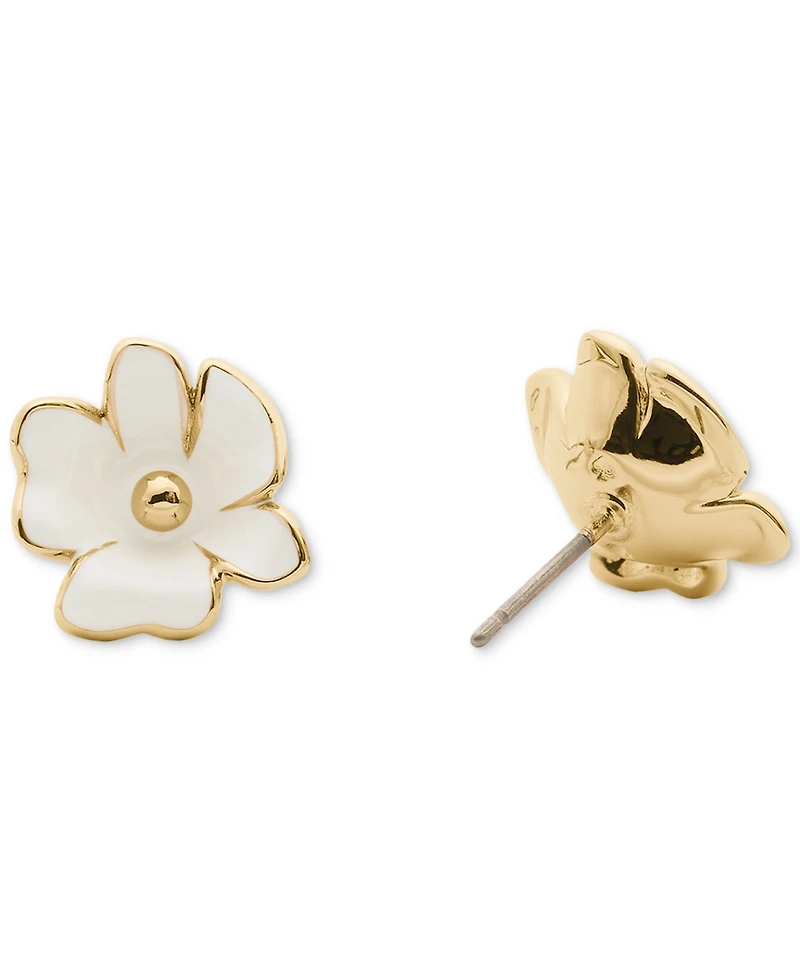 kate spade new york Cubic Zirconia Golden Bloom Flower Stud Earrings