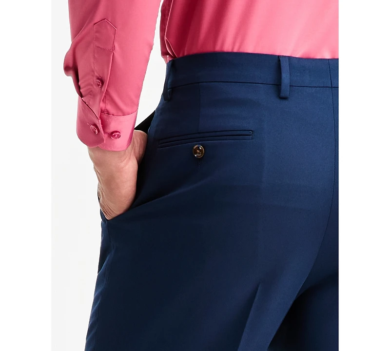 Tayion Collection Men's Classic-Fit Navy Suit Separate Pants