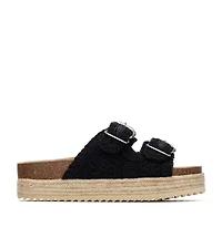 Xti Women's Refresh Collection Double Strap Buckle Flat Sandals