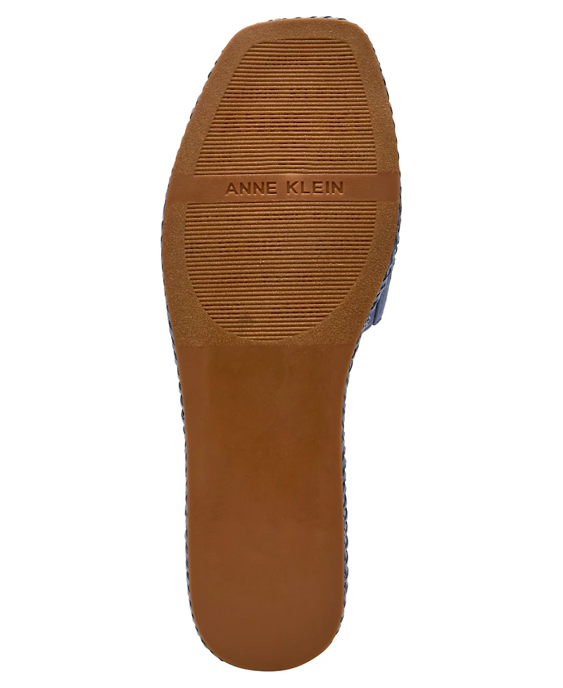 Anne Klein Women's Lanai Slip-On Wedge Sandals