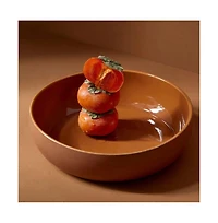 Gharyan Stoneware, Shallow Stoneware Serving Bowl 60 oz