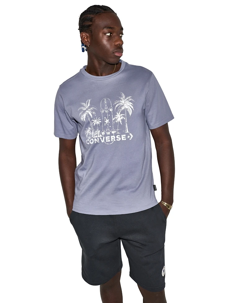Converse Men's Regular-Fit Short-Sleeve Crewneck T-Shirt