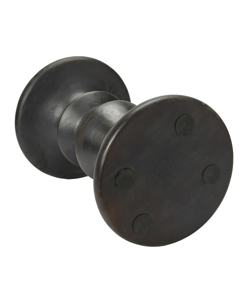 Storied Home Berns Mid Century 12" Wood End Table