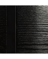 Storied Home Astoria 31" Wood Round Side Coffee Table with Metal Hairpin Legs