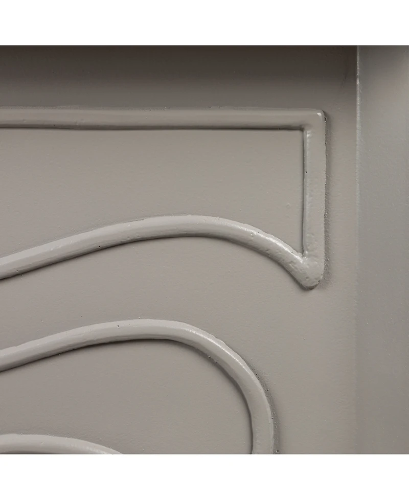 Storied Home 37" Wood Small Victorian Decorative Fireplace Mantel