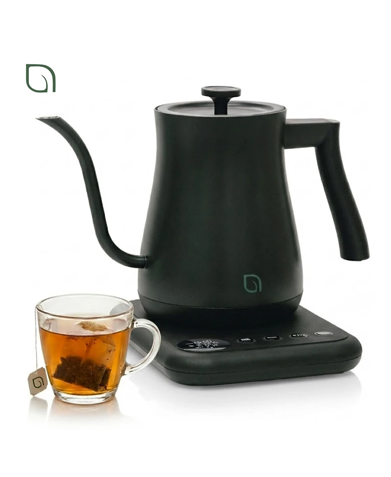 Willow Kitchen Digital Gooseneck Kettle with 5 Temperature Presets - Precision Heating Pouring for Perfect Brews