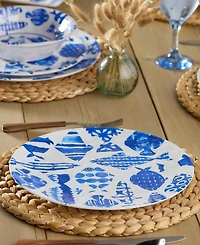 Certified International Fish Tale Dinner Plates, Set of 6