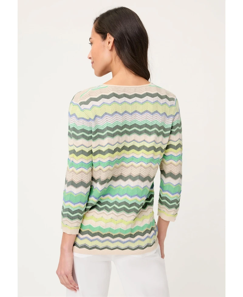 Olsen Women's Chevron Sweater