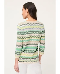 Olsen Women's Chevron Sweater