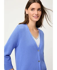 Olsen Women's Solid V-Neck Cardigan