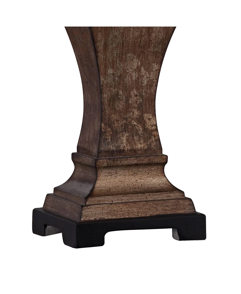 Regency Hill Edgar 29" Tall Urn Traditional Country Cottage End Table Lamps Set of 2 Bronze Finish Living Room Bedroom