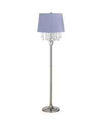 360 Lighting Crystals Traditional 60 1/2" Tall Standing Floor Lamp