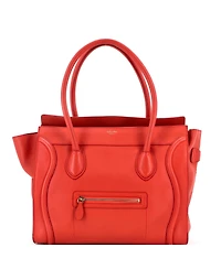 Pre-Owned Celine Medium Luggage Bag Smooth Leather