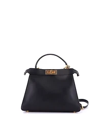 Pre-Owned Fendi Medium Peekaboo ISeeU Bag Leather