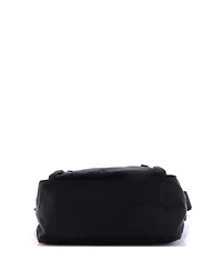 Pre-Owned Prada Large Double Buckle Flap Messenger Bag Tessuto