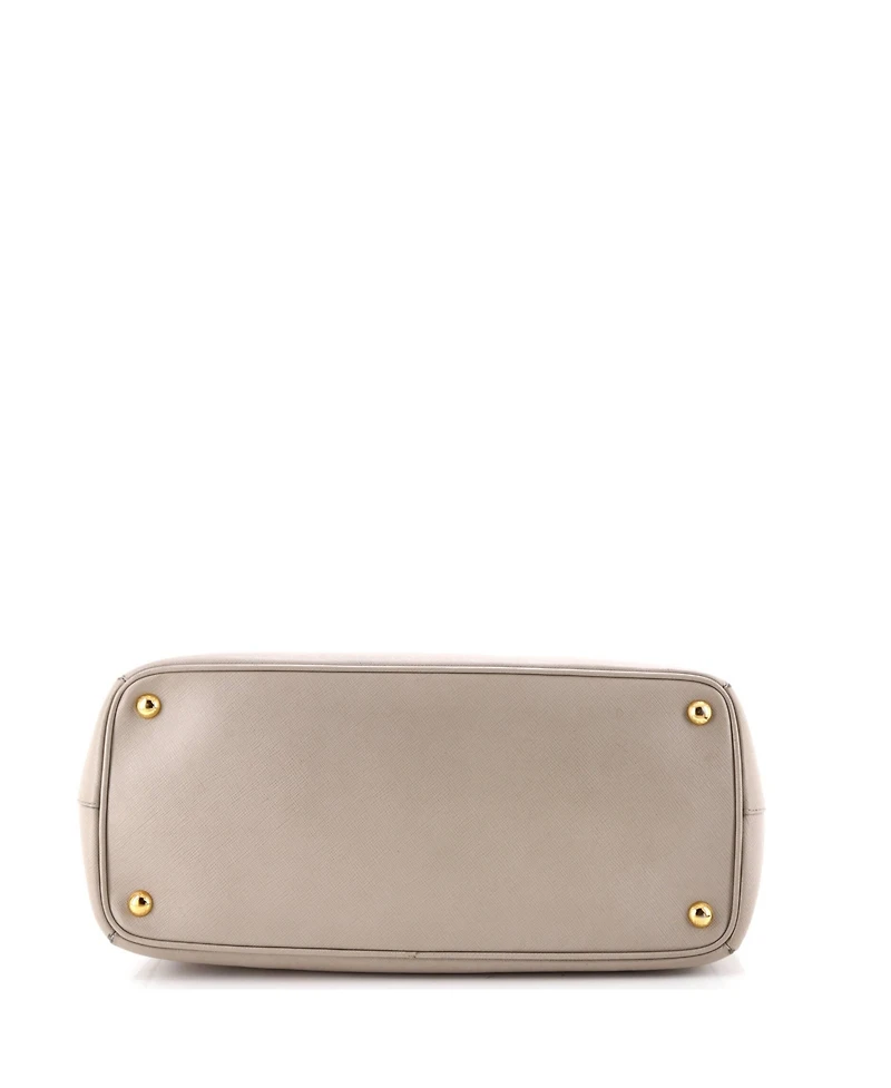 Pre-Owned Prada Large Double Zip Lux Tote Saffiano Leather