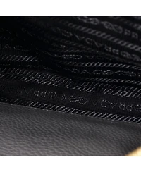 Pre-Owned Prada Mini Flat Zip Crossbody Bag Vitello Daino