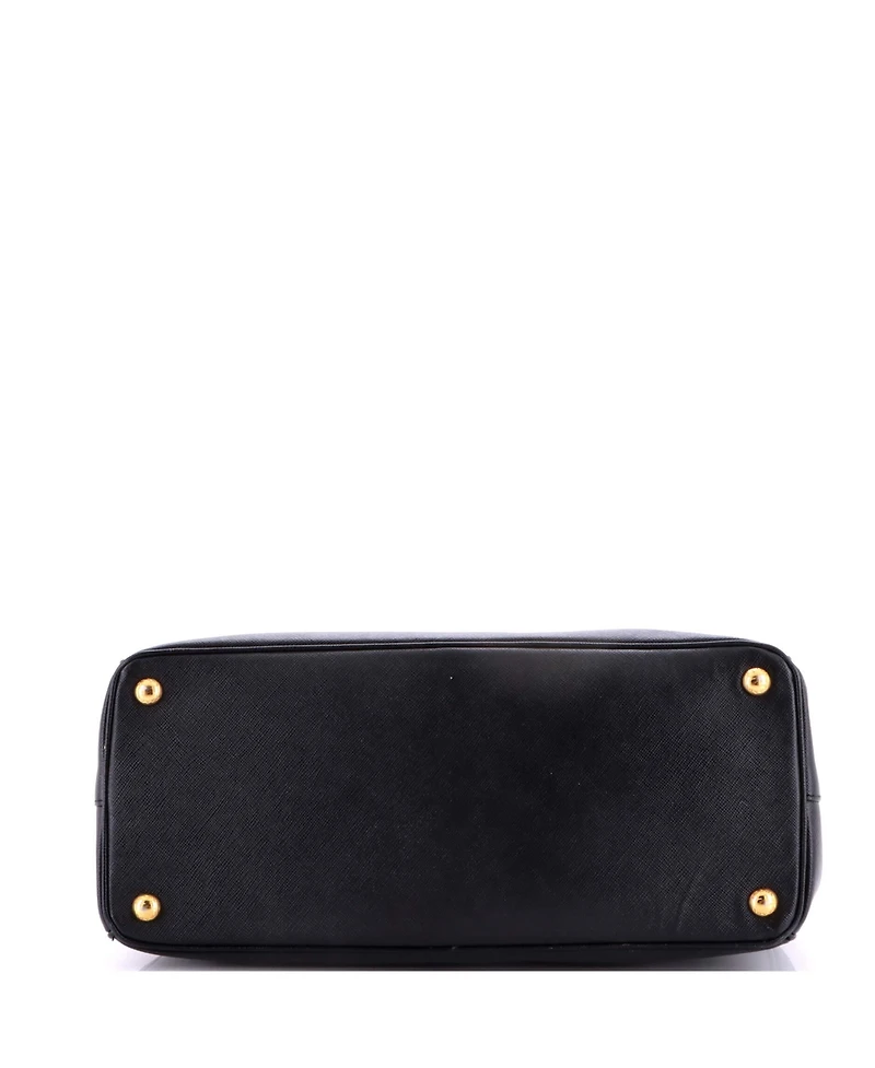 Pre-Owned Prada Medium Double Zip Lux Tote Saffiano Leather