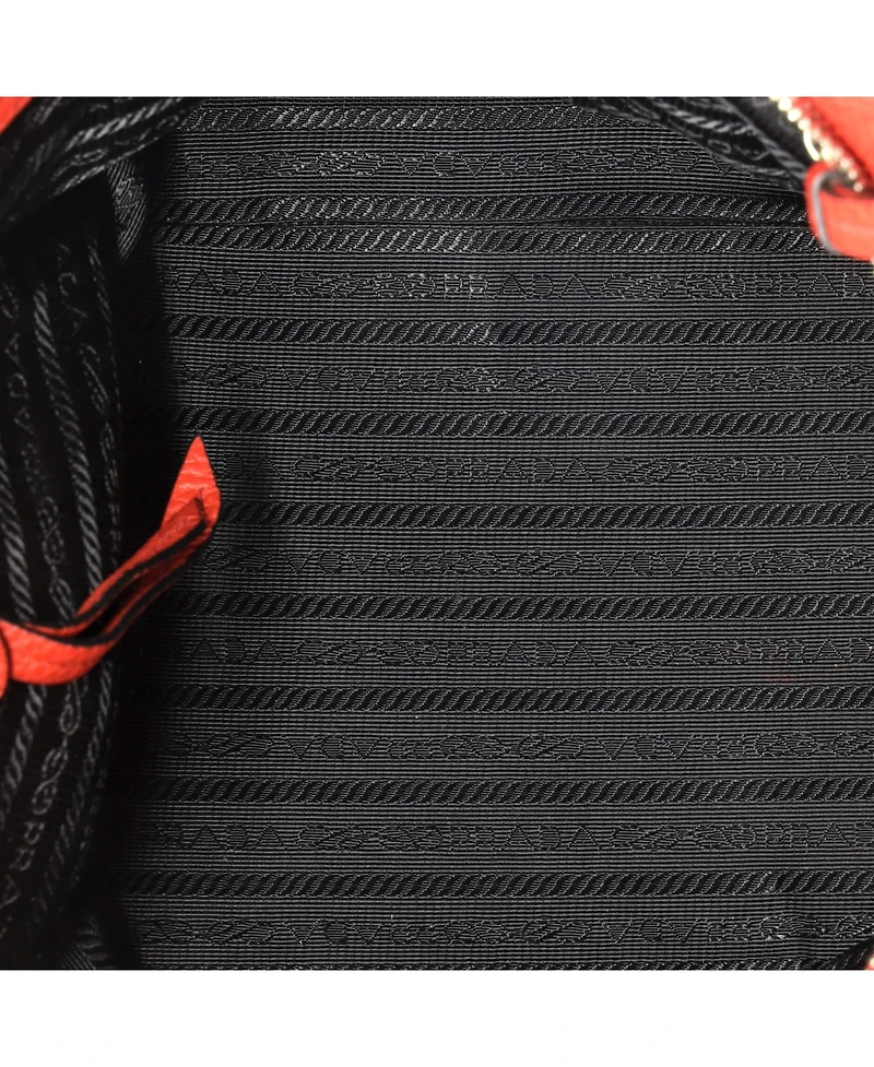 Pre-Owned Prada Small Logo Bucket Messenger Bag Vitello Phenix