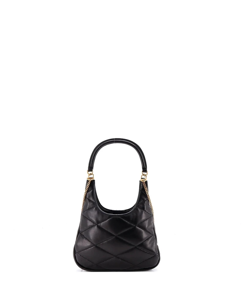 Pre-Owned Saint Laurent Sade Hobo Bag Quilted Leather