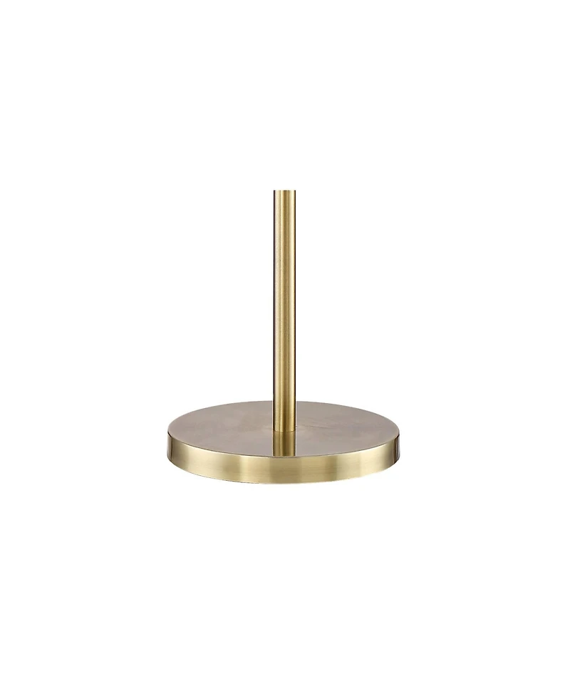 360 Lighting Aaron Mid Century Modern 64" Tall Standing Floor Lamps Set of 2 Lights Adjustable 3-Light Metal Aged Brass