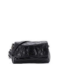 Pre-Owned Saint Laurent Niki Body Bag Matelasse Chevron Leather
