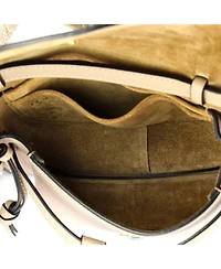 Pre-Owned Loewe Mini Gate Dual Shoulder Bag Leather