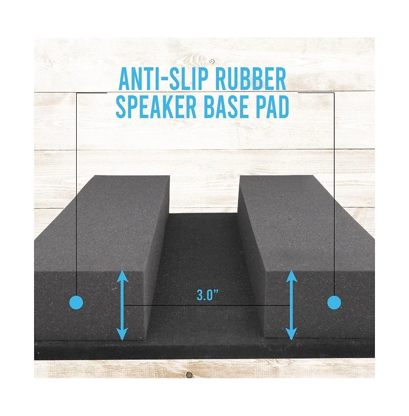 Pyle Sound Dampening Speaker Riser Foam