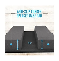 Pyle Sound Dampening Speaker Riser Foam
