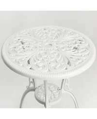 Clihome Patio Bistro Sets 3 Piece Outdoor Cast Aluminum Patio Bistro Set