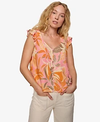 Sanctuary Women's Sleeveless V-Neck Top