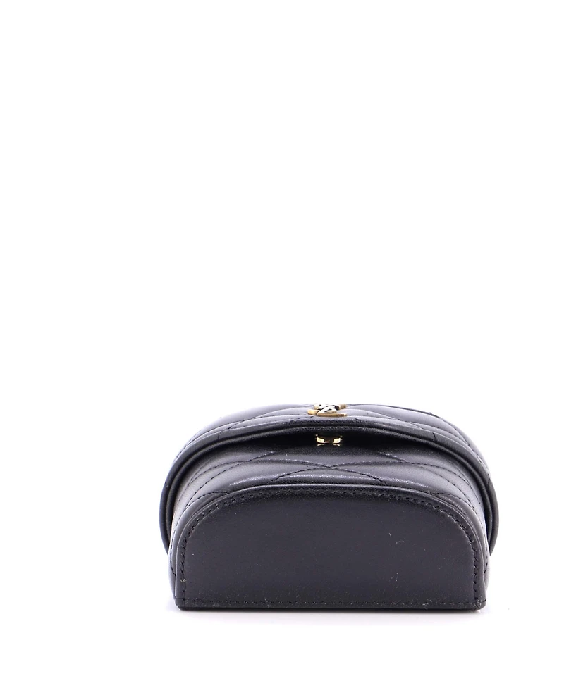 Pre-Owned Saint Laurent Micro June Box Bag Quilted Leather