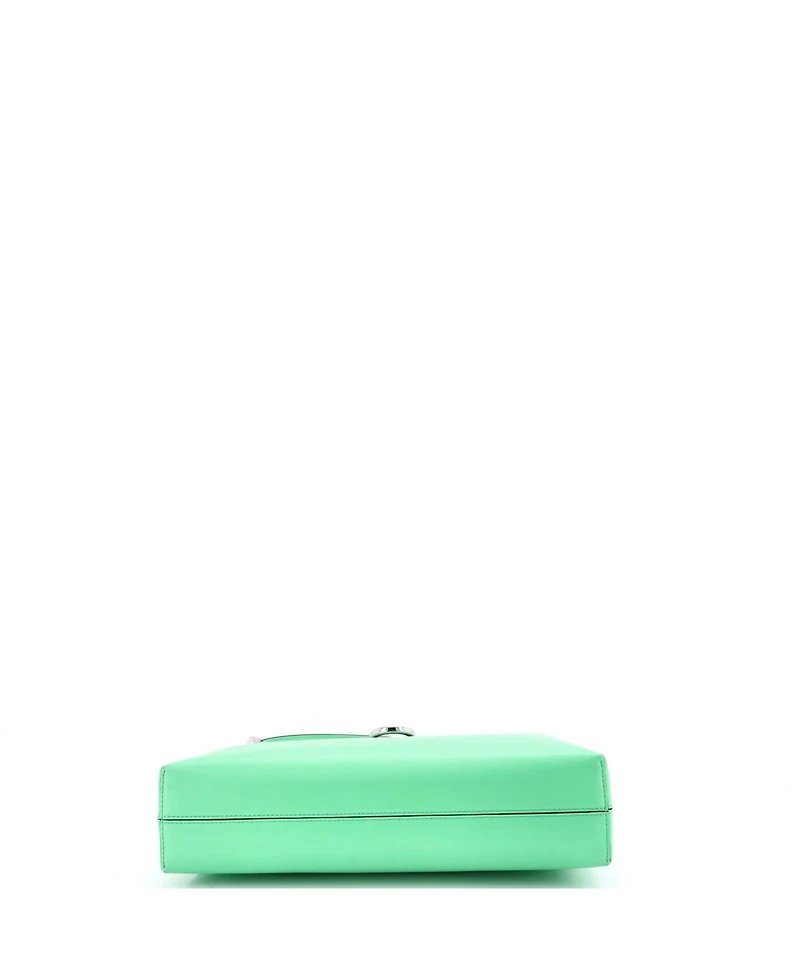 Pre-Owned Salvatore Ferragamo East West Trifolio Shoulder Bag Leather