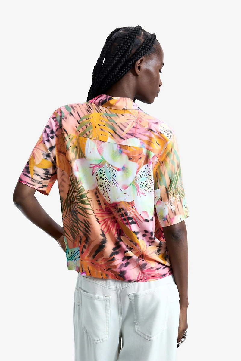 Desigual Women's Short-sleeve tropical shirt