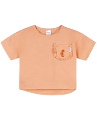 Gerber Toddler Girls 2-Piece Pocket Tee and Shorts Set