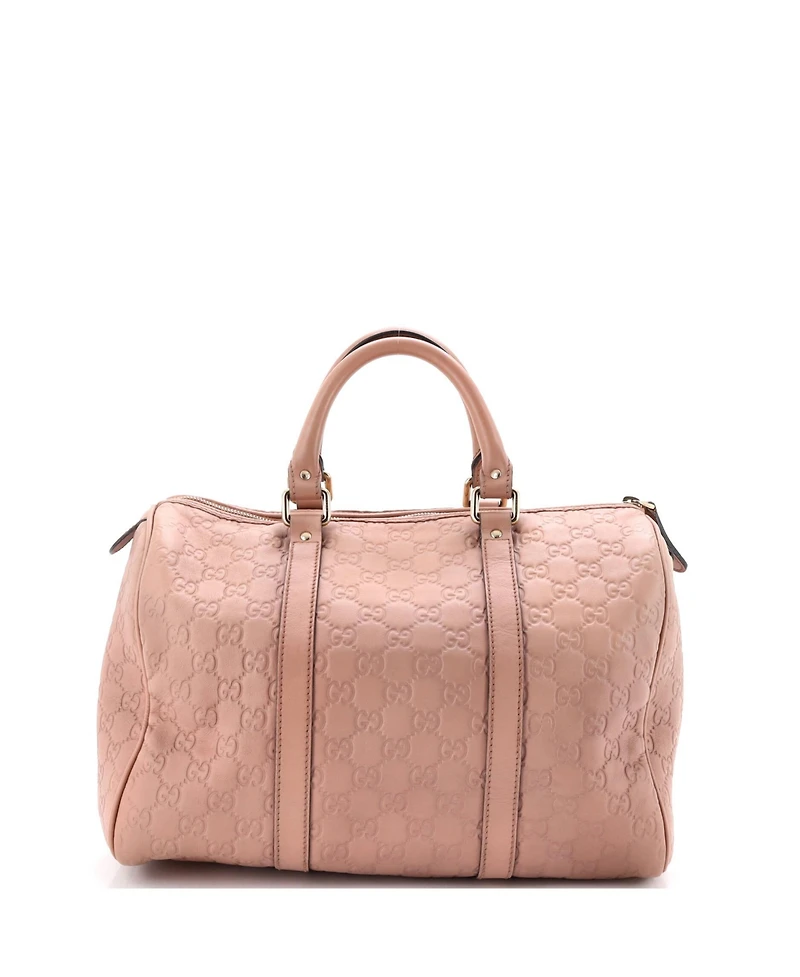 Pre-Owned Gucci Medium Joy Boston Bag Guccissima Leather