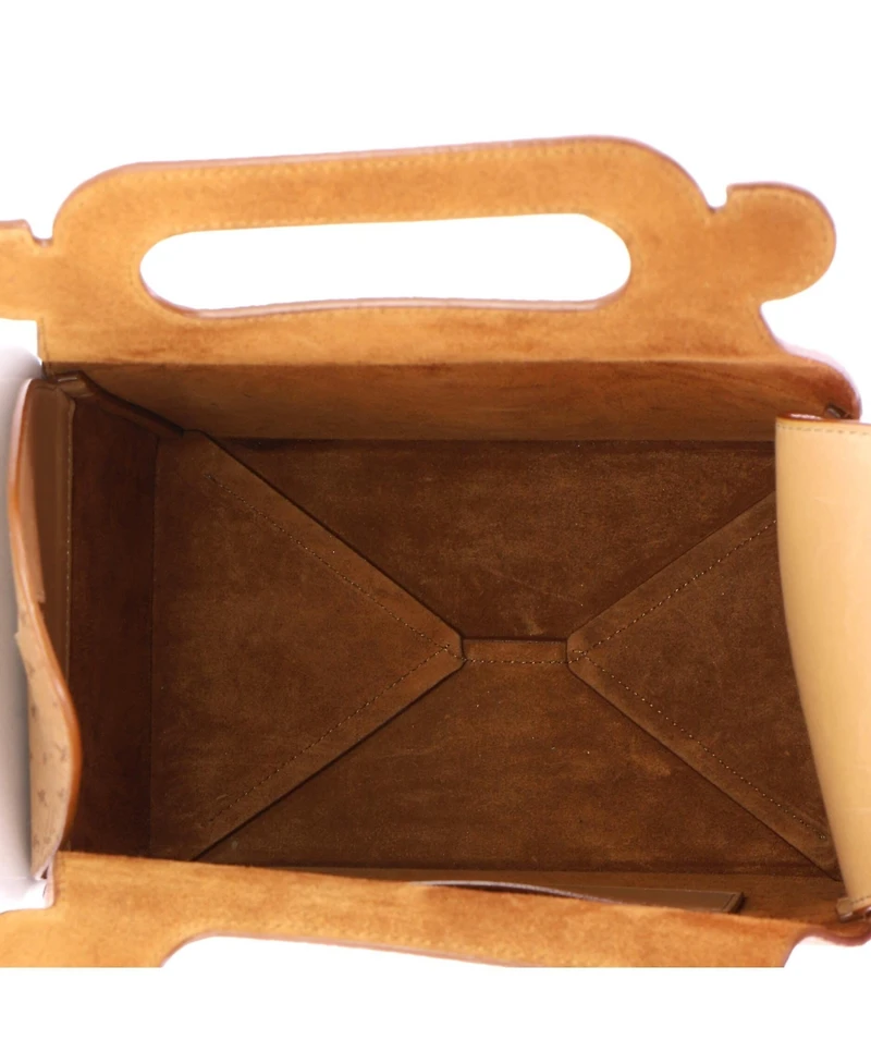 Pre-Owned Saint Laurent Take-Away Box Bag Monogram All Over Leather