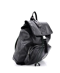 Pre-Owned Gucci Large Buckle Backpack Gg Imprime