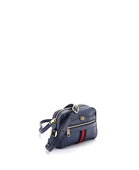 Pre-Owned Gucci Mini Ophidia Shoulder Bag Leather