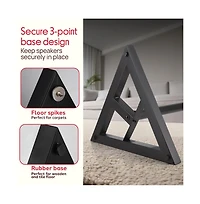 Pyle Speaker Stand Pair of Sound Play 1 and 3 Holder