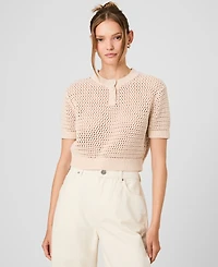 French Connection Women's Knit Short-Sleeve Top
