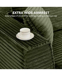 gaomon 137" Cloud Sectional Sofa, L-Shaped Modular Couch with Chaise, Memory Foam