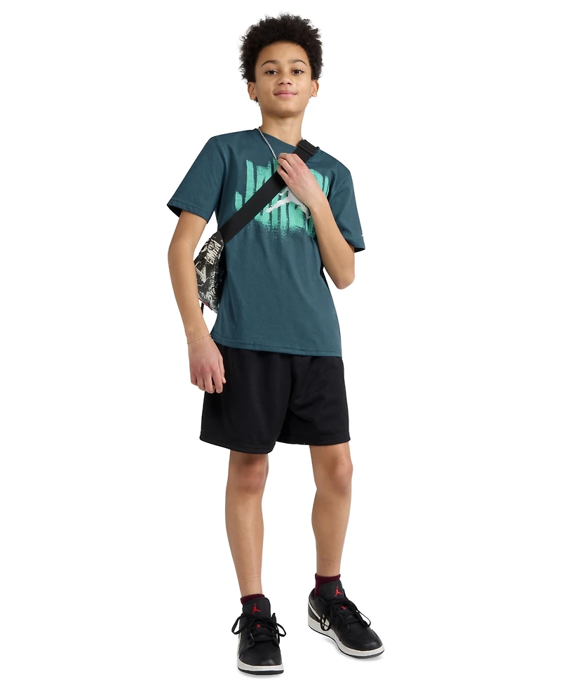 Jordan Boys' 8-20 Distressed Short-Sleeve T-Shirt